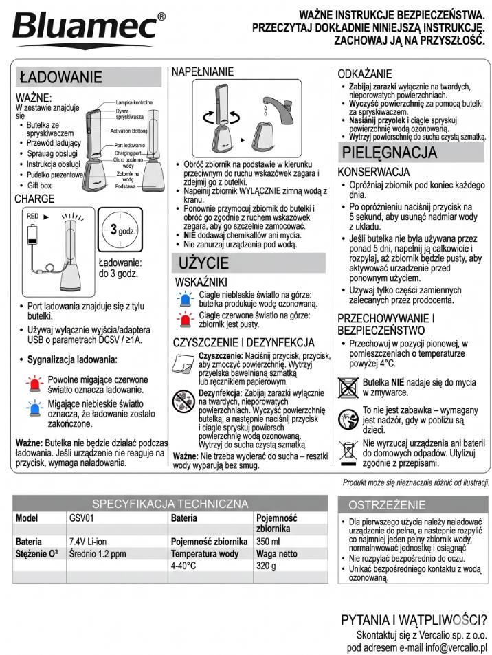 Active Water Sprayer- Przenośny sprayer aktywnej wody do codziennej higieny powierzchni - obrazek 15